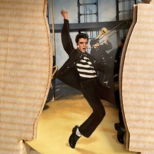 Elvis Presley Jailhouse Rock Collector Plate Authenticity Certificate